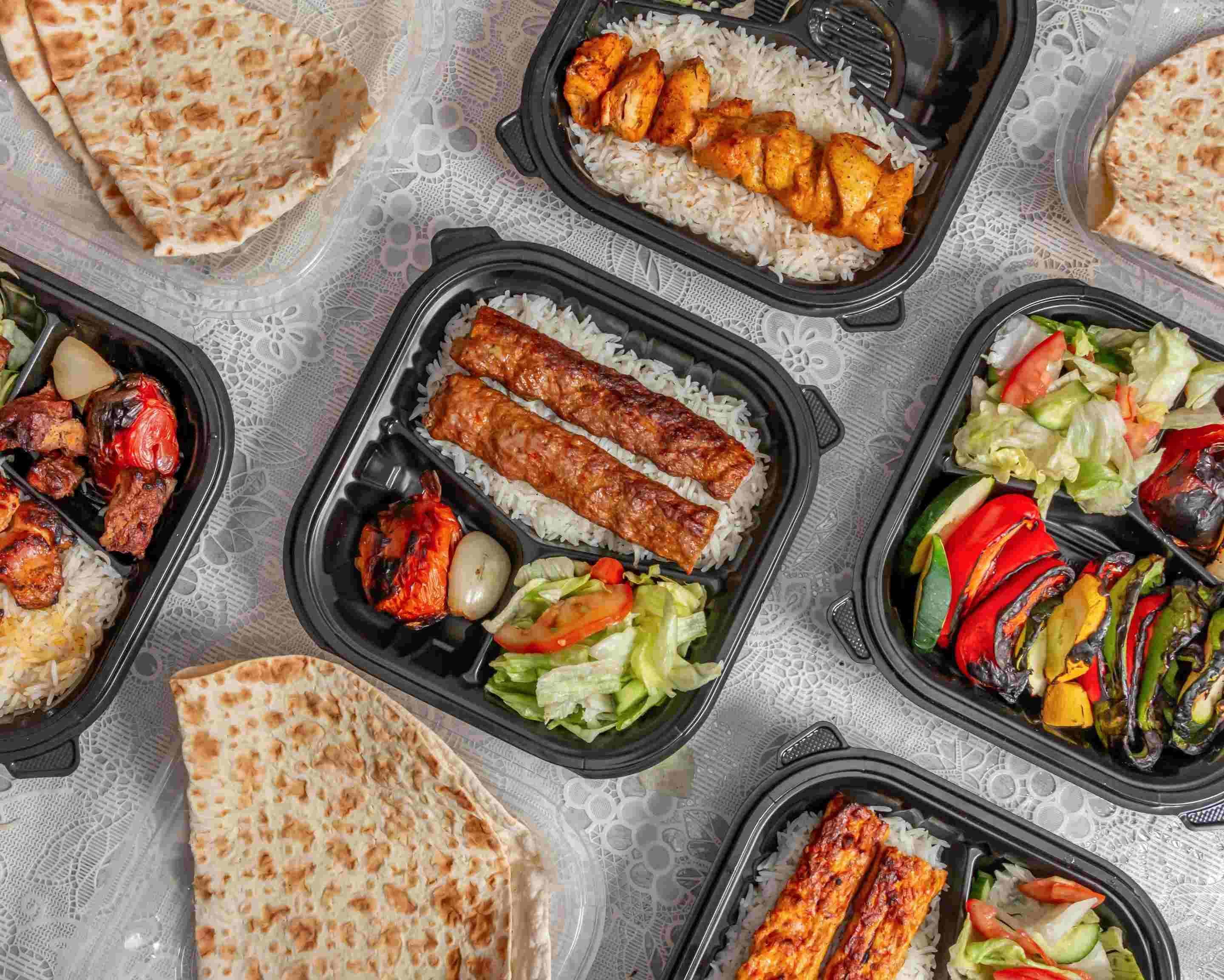Sizzling kabob plate